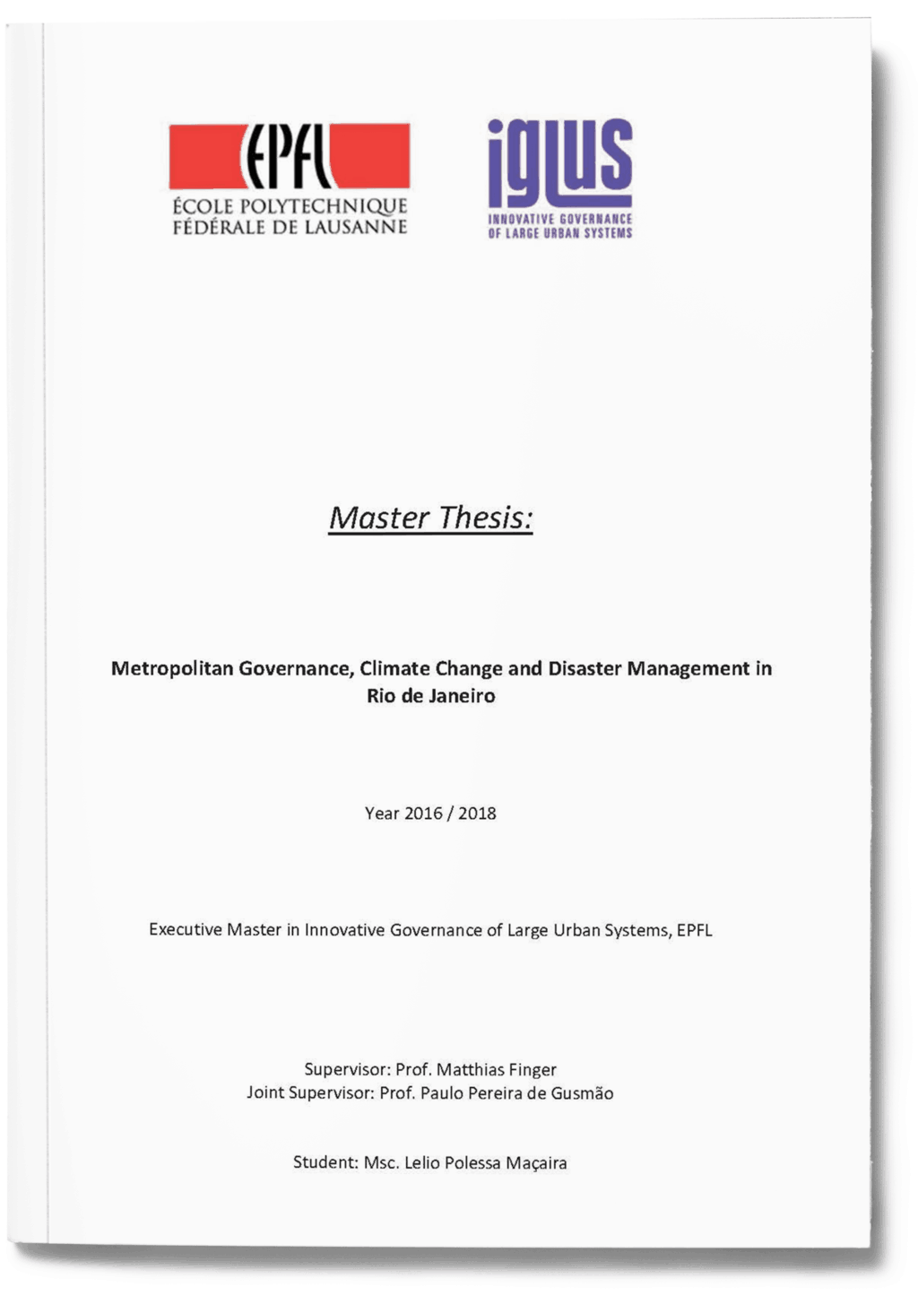 Master thesis on innovation management